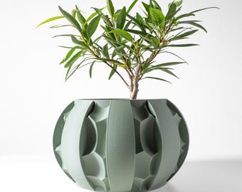 3D Printed Planter Pot: Modern Home Decor with Drainage
