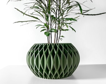 3D Printed Planter Pot: Modern Home Decor with Drainage
