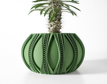 3D Printed Planter Pot: Modern Home Decor with Drainage Tray