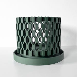 The Erna Orchid Planter | 3D Printed Modern Planter Aeration | Succulent Cactus Monstera Planter Aeration | 3" 4" 5" 6" 7" Indoor Planter