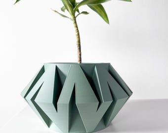 3D Printed Planter Pot: Modern Indoor Gardening with Drainage