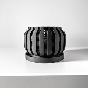 Avix Orchid Planter 3D Printed Modern Indoor Planter with Aeration for Succulents Cactus Monstera 3"-7" Sizes