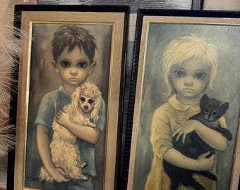 Vintage Walter Margaret Keane TOMORROW FOREVER 100's of Big