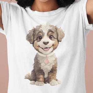 Custom Cartoon Dog Shirt, Comfort Color T-Shirt, Pet Lover Tee, Gift for Dog Owners, Animal Lover Apparel, Favorite Dog, Favorite Breed