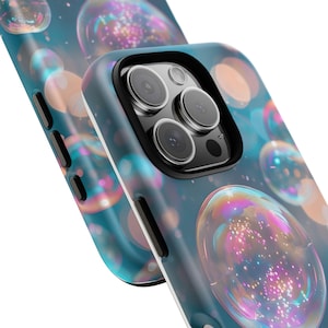Colorful Bubble Phone Case | Tough Cases for Every Occasion, Cute Gift for Teens, Protective Cover, Bubble Style Case
