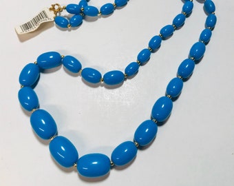 Vintage 80's Plastic Beaded Necklace