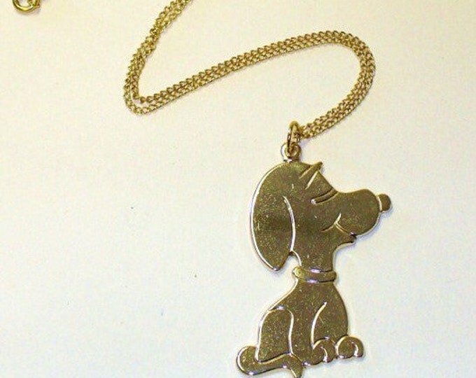 Vintage Snoopy Necklace DEADSTOCK Etsy