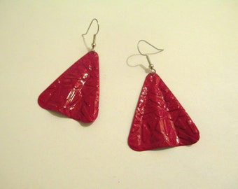 Vintage Awesome 80's Metal Earrings DEADSTOCK