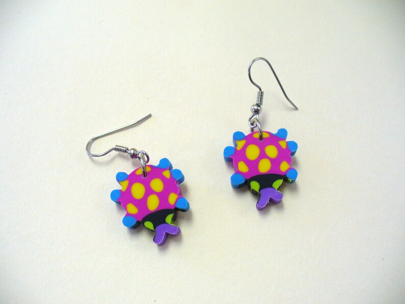 Lisa Frank Eraser Earrings Etsy