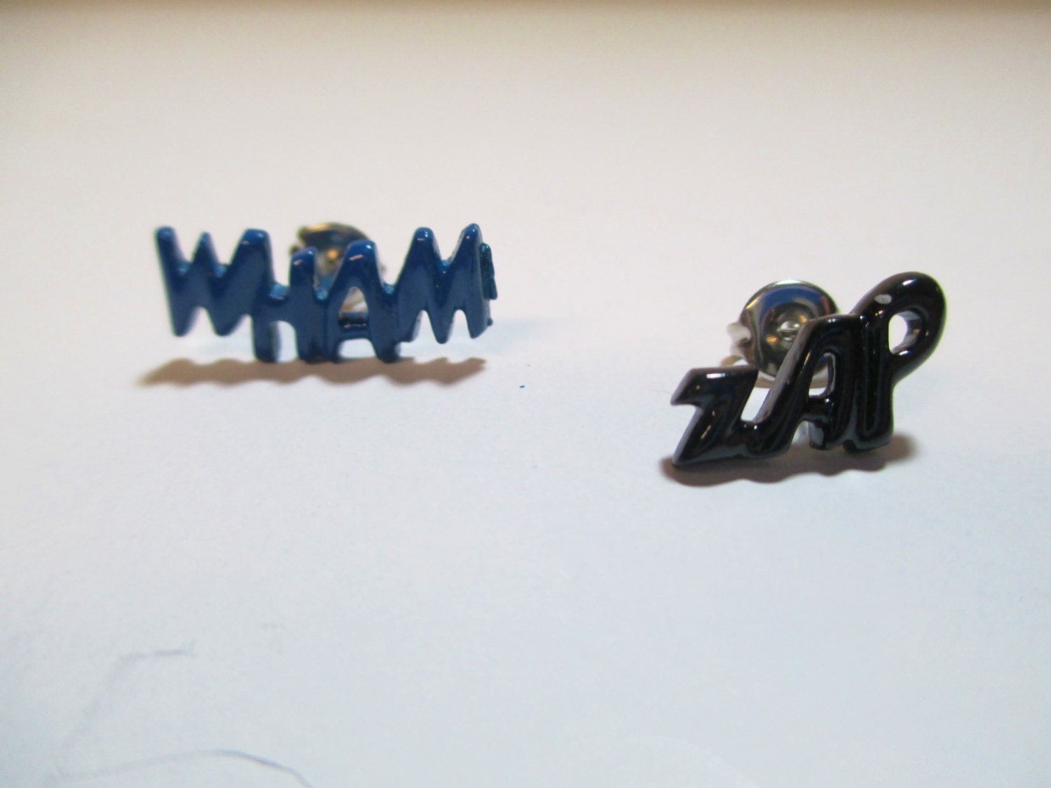 Vintage 80' Super Hero WHAM Zap Post Earrings - Etsy