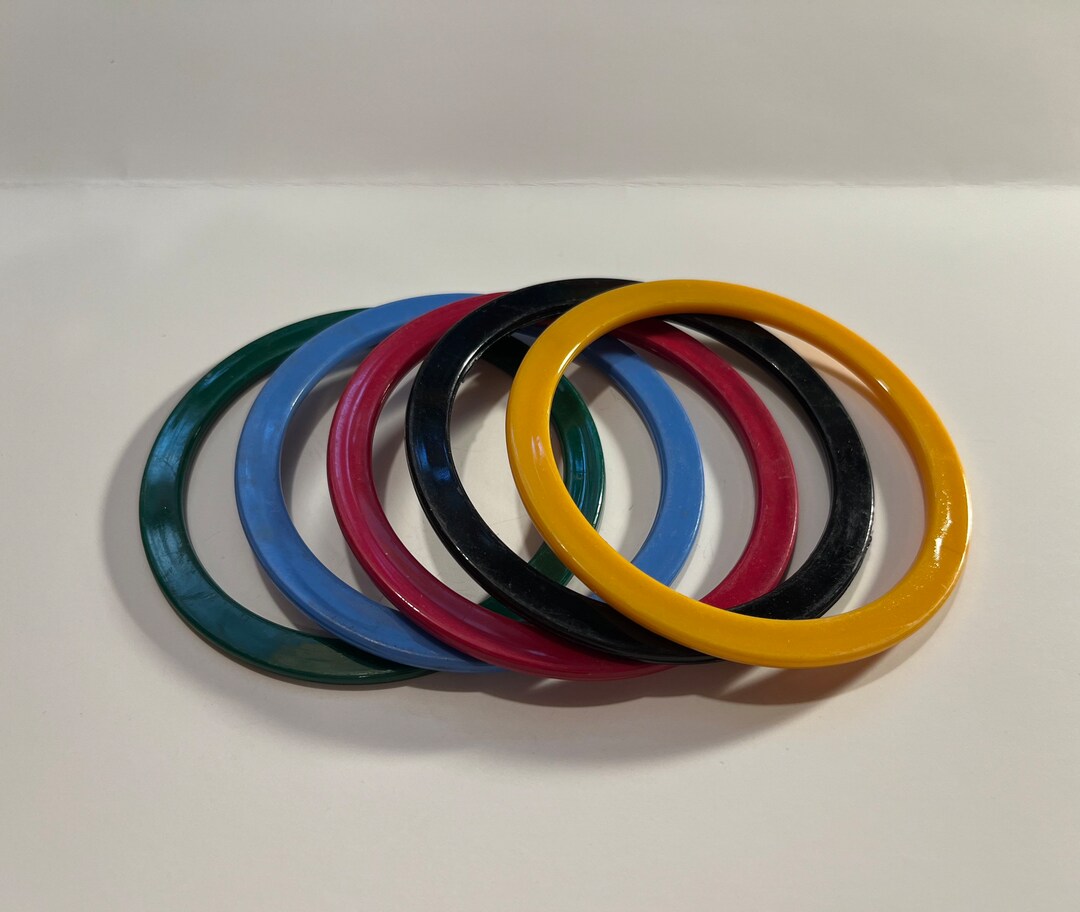 Vintage plastic bangle bracelets Clearance
