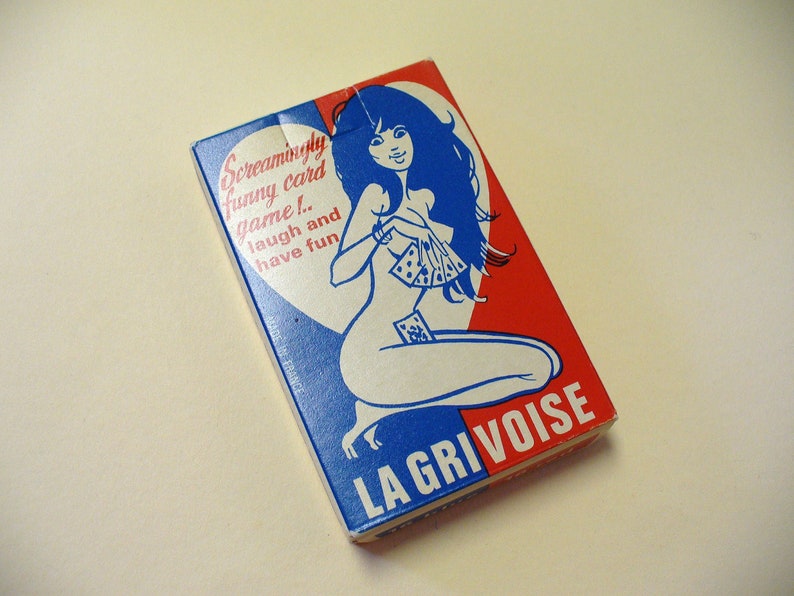 Vintage Adult Card Game La Grivoise 'The Spicy' DEADSTOCK image 5