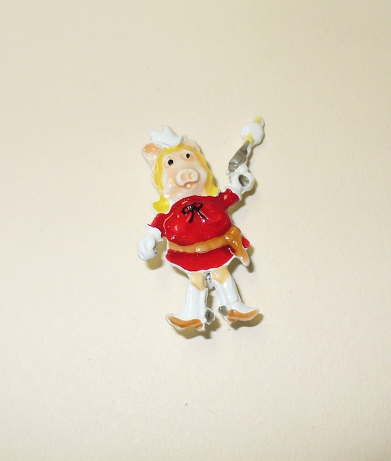 Vintage Miss Piggy Pin DEADSTOCK