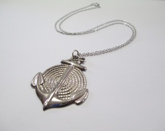 Vintage 90's Anchor Necklace DEADSTOCK