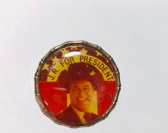 J. R. For president brooch