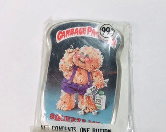 GPK Vintage 1986 Topps chewing gum Garage Pail Kids button pin