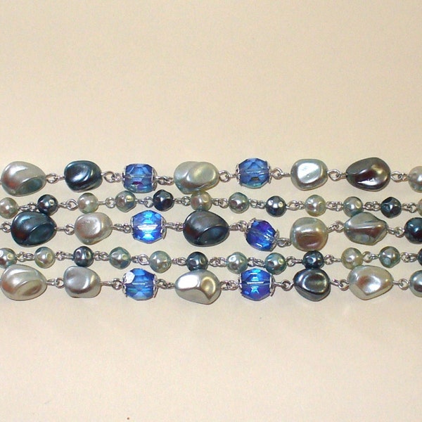 Vintage 60s Beaded Bracelet