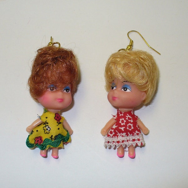 Vintage Kiddles Tiny Doll orecchini DEADSTOCK