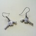 Super Cool Pistol Gun Earrings - Stainless Steel Stud Earrings With Butterfly Backs