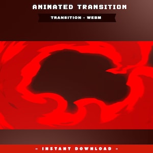 Spark Animated Stinger Transition Overlay Package, Fire Flame Stream Transition, Fire Twitch Overlay, Burning Blazing Flame Animated Overlay
