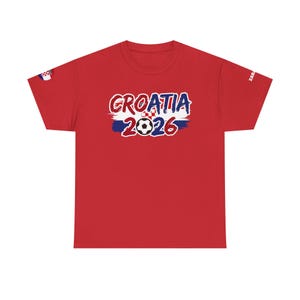 Croatia 2026 Soccer Tee | Croatian Football World Cup Supporter Shirt image 4