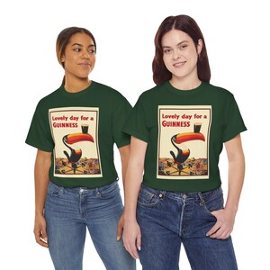Guinness Toucan Poster Tee | Vintage Beer Ad T-Shirt image 16