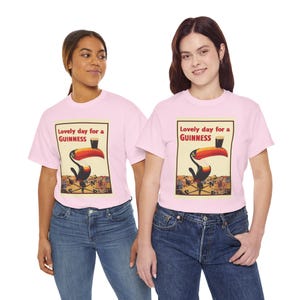 Guinness Toucan Poster Tee | Vintage Beer Ad T-Shirt image 17