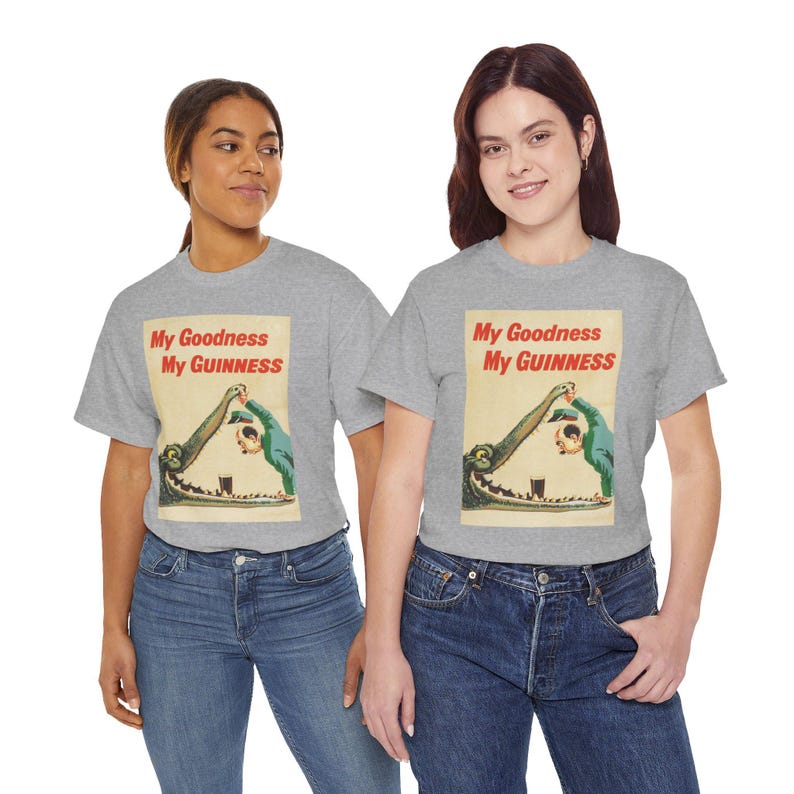 My Goodness My Guinness Tee | Vintage Pub Ad Style Shirt image 15