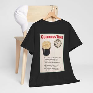 Guinness Time poster tee | T-Shirt image 1