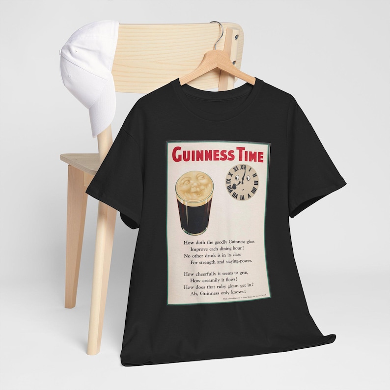 Guinness Time poster tee | T-Shirt image 1