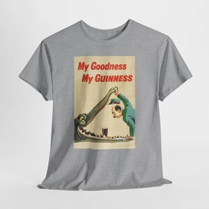 My Goodness My Guinness Tee | Vintage Pub Ad Style Shirt image 4