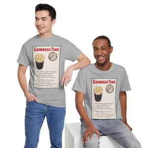 Guinness Time poster tee | T-Shirt image 13