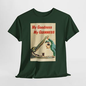 My Goodness My Guinness Tee | Vintage Pub Ad Style Shirt image 5