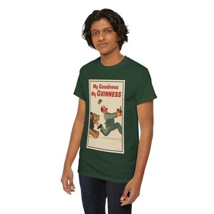 My Goodness My Guinness poster T-Shirt | Vintage Beer Ad Tee image 19