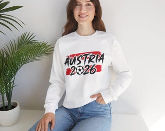 Austria 2026 WORLD CUP Sweatshirt | Football Fan Crewneck