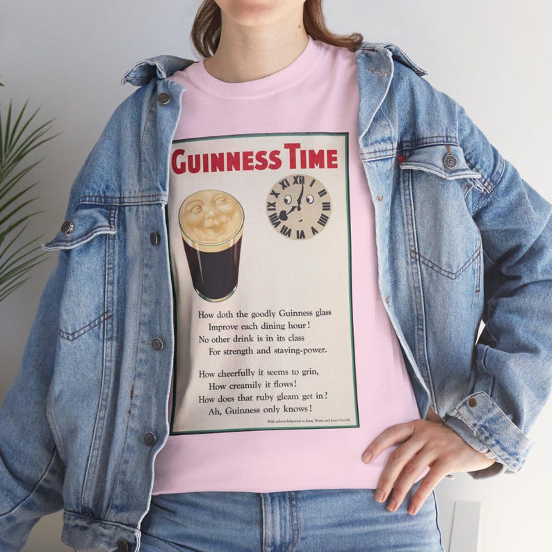 Guinness Time poster tee | T-Shirt image 19