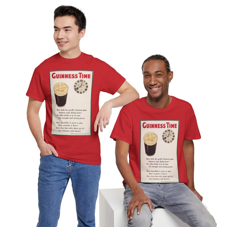 Guinness Time poster tee | T-Shirt image 15