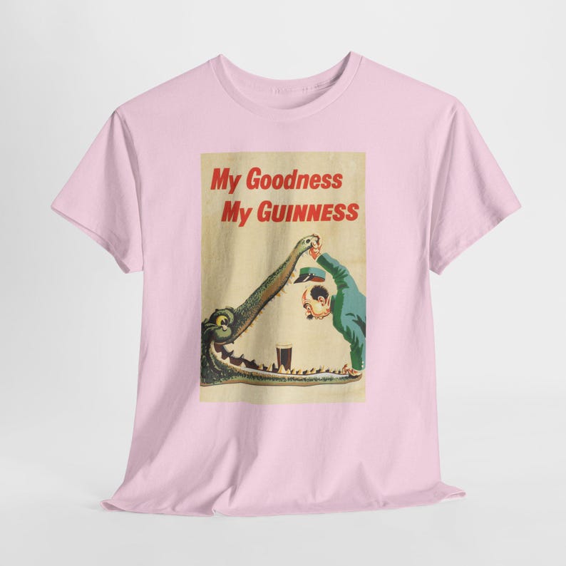 My Goodness My Guinness Tee | Vintage Pub Ad Style Shirt image 6