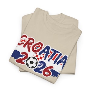Croatia 2026 Soccer Tee | Croatian Football World Cup Supporter Shirt image 7