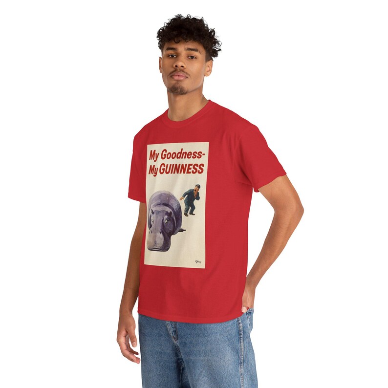 My Goodness My Guinness poster tee | T-Shirt image 15