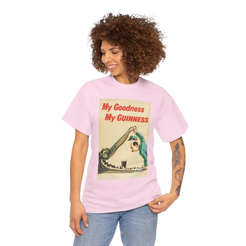 My Goodness My Guinness Tee | Vintage Pub Ad Style Shirt image 12
