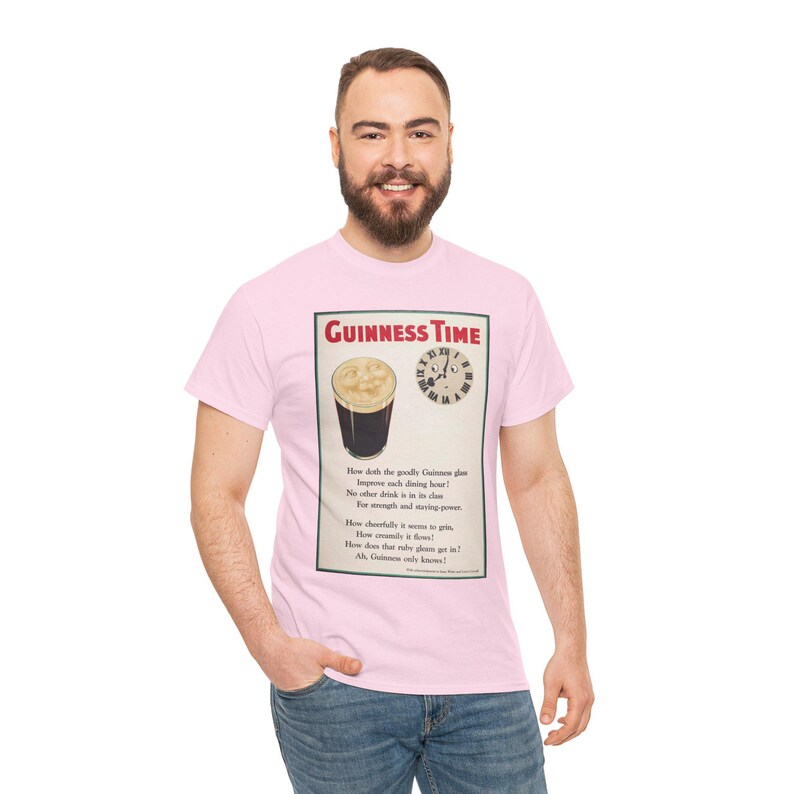 Guinness Time poster tee | T-Shirt image 5