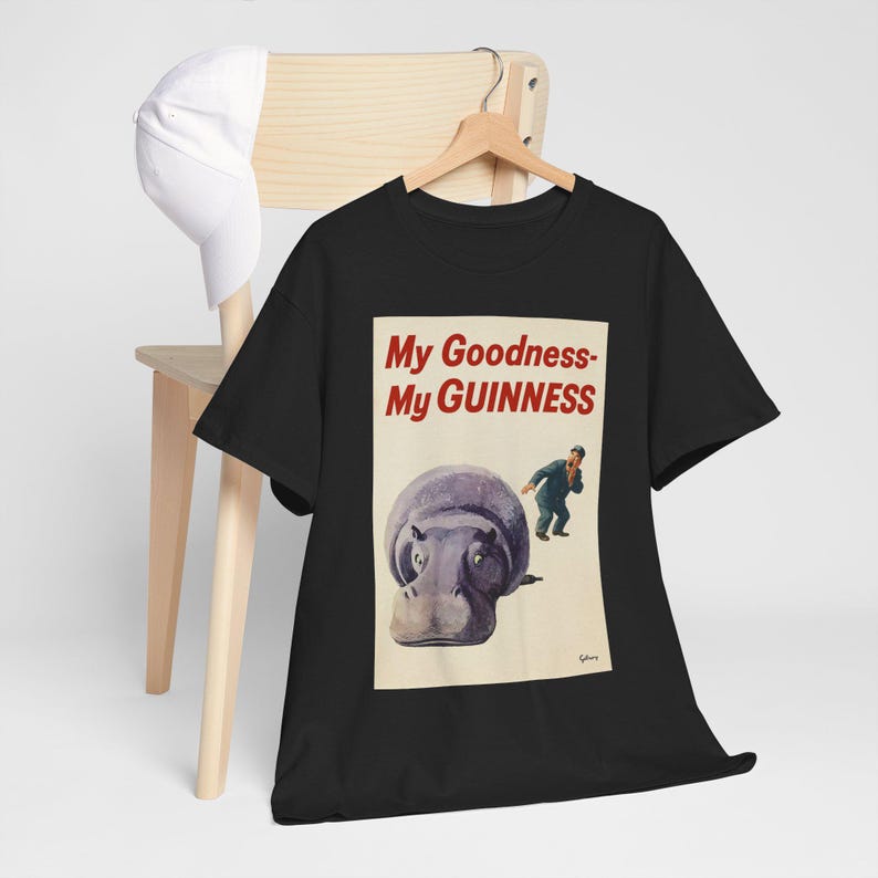 My Goodness My Guinness poster tee | T-Shirt image 3