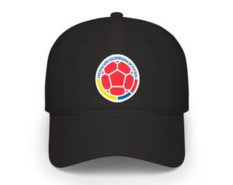 Colombia Soccer Badge world cup 2026 Cap | Embroidered Football Logo Baseball Cap