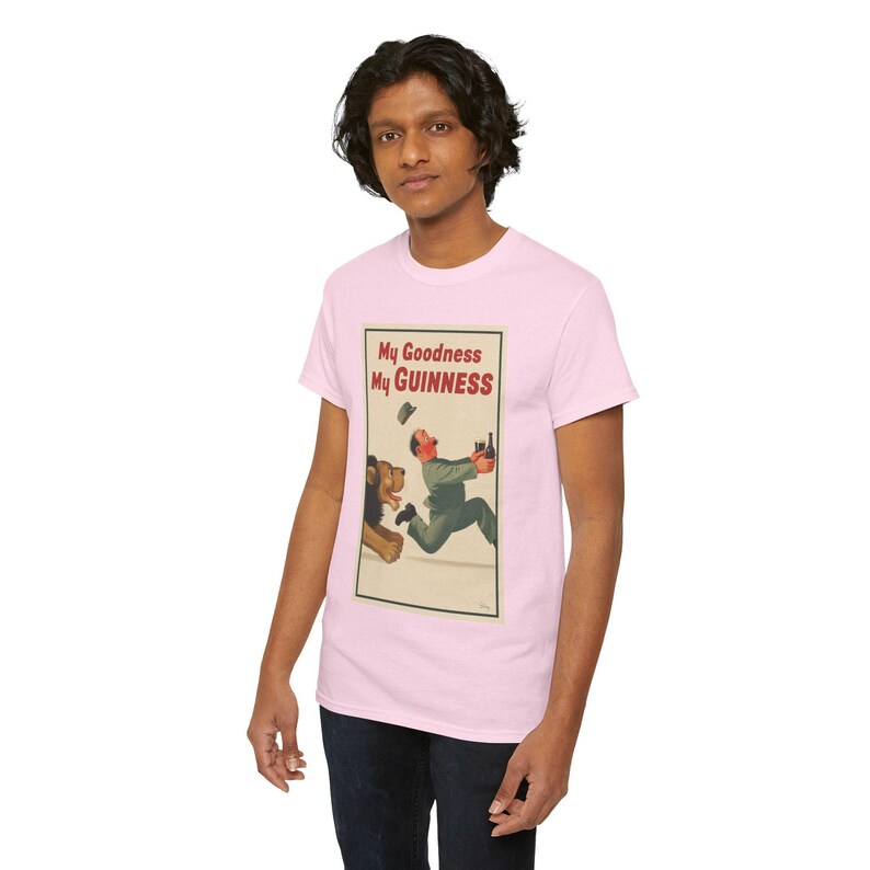 My Goodness My Guinness poster T-Shirt | Vintage Beer Ad Tee image 20