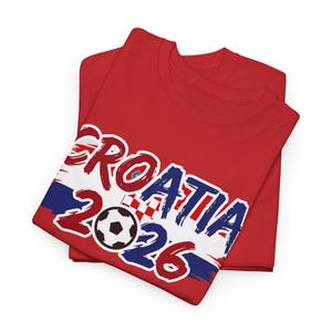 Croatia 2026 Soccer Tee | Croatian Football World Cup Supporter Shirt image 14