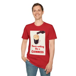 Guinness Vintage Logo T-Shirt | Retro Irish Beer Shirt image 18