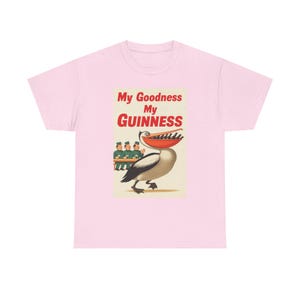 My Goodness My Guinness pelican tee | Vintage beer ad T-Shirt image 6