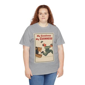My Goodness My Guinness poster T-Shirt | Vintage Beer Ad Tee image 13