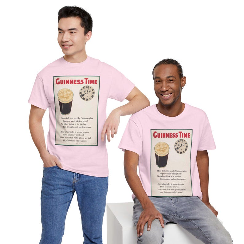 Guinness Time poster tee | T-Shirt image 14